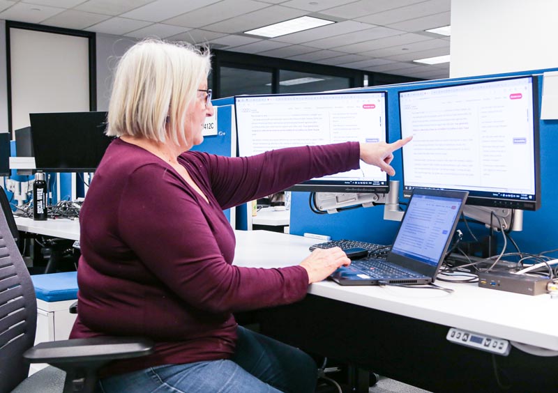 person exploring health resources online FHC