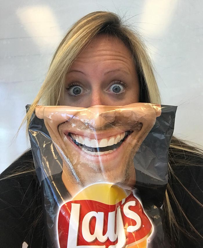 Ontario Public Service employee Aoife Fulton supporting workplace fundraising